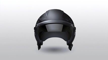 Fototapeta premium Safety Helmet Isolated on Transparent Background: Front View for Industrial and Construction Safety