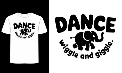 Dinosaur Playful Kids T-Shirt Vector Design