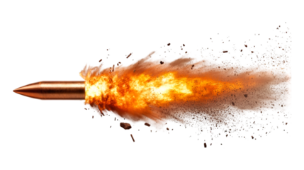 Bullet Explosion Fire Power Impact