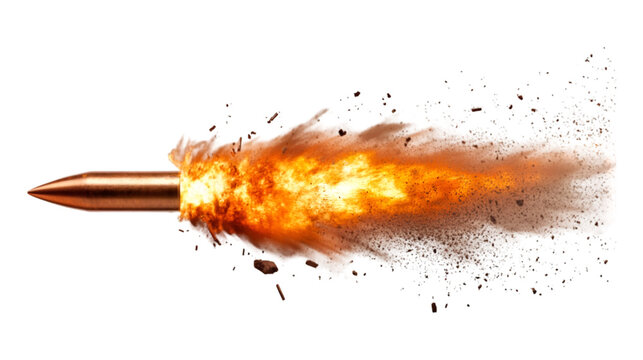 Bullet Explosion Fire Power Impact