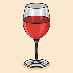 red wine glass