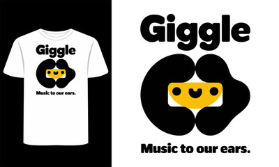 Future Giggle Legend Kids T-Shirt Vector graphic 