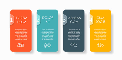 Infographic design template with place for your data. Vector illustration.