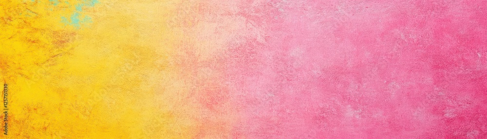 Aufkleber pink and yellow background with white border ideal for graphic design and artwork presentations