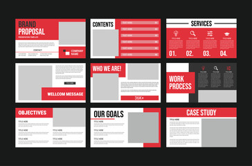PowerPoint business presentation template. Abstract white, yellow, slides. Brochure cover design, cover design, proposal, pitch deck, google slides,