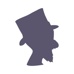 St. Patrick's day screaming ugly leprechaun portrait. Saint Patrick's Day character leprechaun with beard and hat. Elf character for advertising. Ireland National Holiday