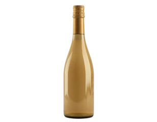 wine bottle isolated on white