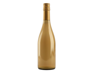 wine bottle isolated on white