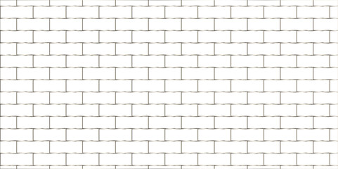 Fototapeta premium White brick wall background. architecture construction stone block brick wallpaper. seamless building cement concrete wall grunge background. 