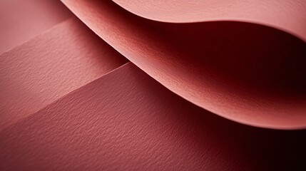 A high-resolution capture of marsala-colored paper with a rustic grain and soft, elegant folds.