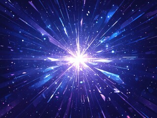 Abstract cosmic energy fields background with cosmic energy fields and glowing light effects. Emphasizing space beauty and radiant dynamics, ideal for space-themed art and modern backgrounds.