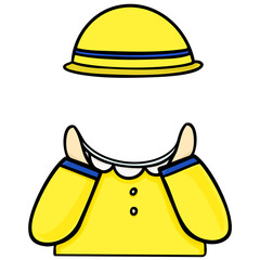 유치원생 얼굴 합성 캐릭터 (모자 있는 버전)