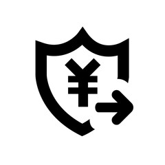 Vehicle management library black colored icon pack