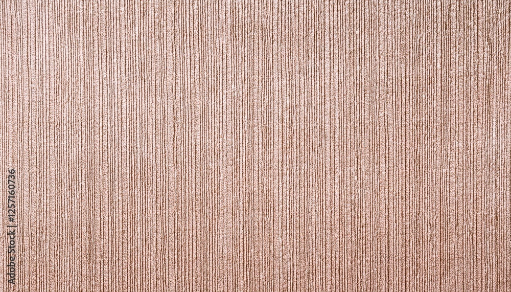 Poster natural linen fabric texture with vertical stitching pattern, ideal for textile design, background, 
