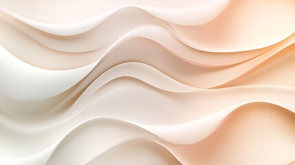 Obraz premium Abstract Beige Wave Pattern Background Design