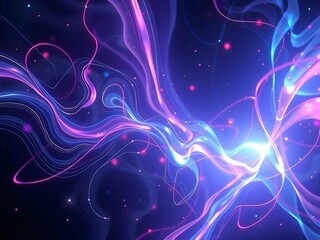 Minimalist dynamic abstract line art design with motion effects for modern branding, editorial visuals, and creative projects