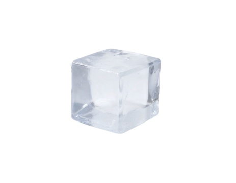 ice cube isolated on white background