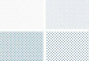 青色のハーフトーンのドットパターン背景