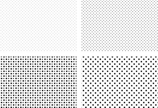 ハーフトーンのドットパターン背景