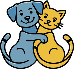 cat and dog