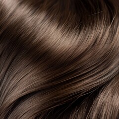 Fototapeta premium Chocolate brown fur, smooth in texture, accented with subtle grain details and sleek highlights.