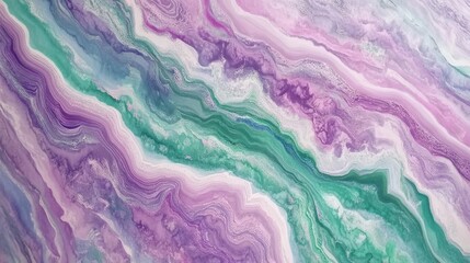 Obraz premium Abstract swirling textures of blended purple green and white colors