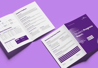 Student Progress Report Card Template