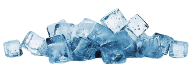 Sparkling Ice Cubes Cold Refreshing Texture,