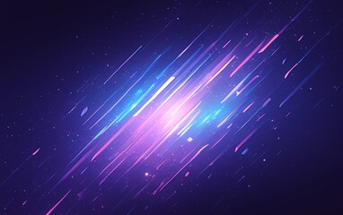 Abstract cosmic light beams background. Featuring cosmic light beams and vivid colors. Emphasizing depth and radiant brilliance. Ideal for space and artistic themes.