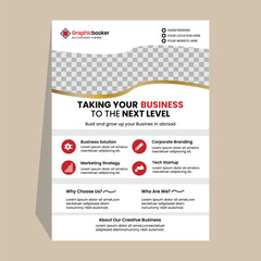 Professional Business Flyer Design for Growth Abroad