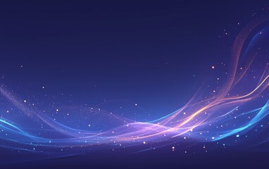 Abstract cosmic light waves background. Featuring cosmic light waves and bright colors. Emphasizing depth and fluidity. Ideal for space and dynamic themes.