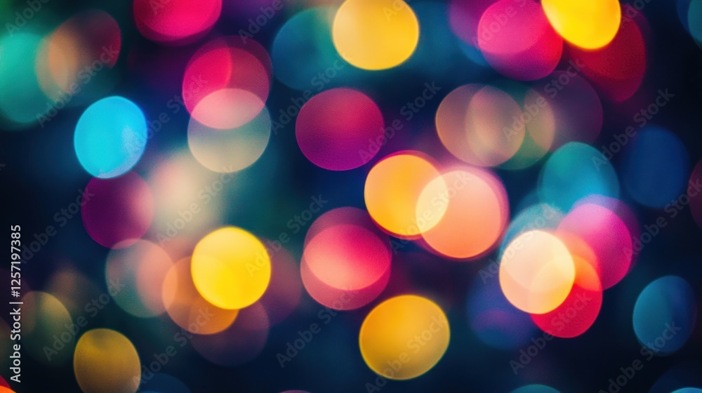 Aufkleber abstract christmas lights provide a blurred and colorful background