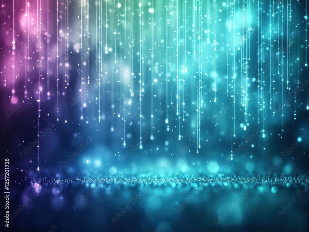 Aufkleber Abstract background featuring colorful lights in various shapes and patterns for creative design projects