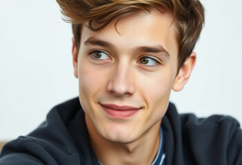 Male student portrait with neutral expression