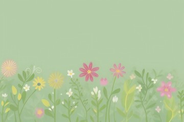 Naklejka premium Flowers