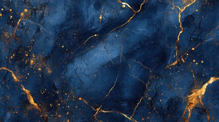 Abstract background featuring dark blue texture and gold accents
