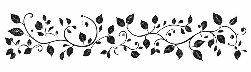 Elegant Floral Vine Design