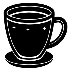 Coffee Cup Icon Vector Illustration for Drink, Hot Beverage, Cafe, Tea, and Restaurant Designs