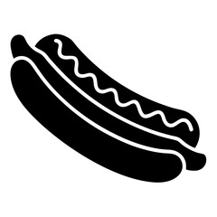Hotdog Icon Vector Illustration Design for Fast Food and Restaurant Branding