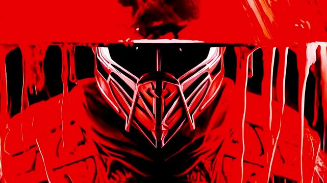 Samurai warrior armor dangerous soldier war beginning