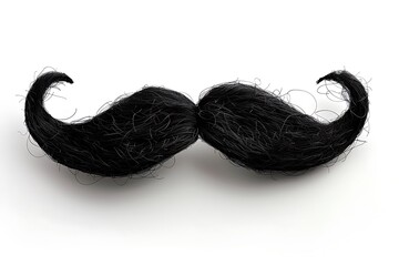 Mustache isolated on white background