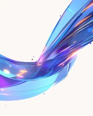 Abstract fluid motion with light trails background with fluid motion and colorful light trails. Emphasizing dynamic flow and artistic brilliance, ideal for modern visuals and vibrant designs.