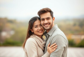Couple in a romantic setting