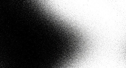 Grunge Noise Gradient Texture Distressed Grainy Halftone Overlay Black & White Dusty Grit Pattern for Posters & Banners