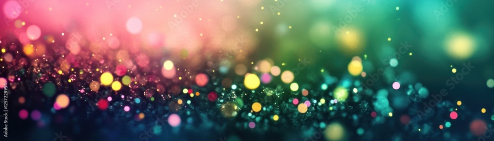 Aufkleber Abstract colorful background showcasing vibrant bokeh lights and gradients