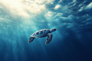 Fototapeta premium ウミガメ