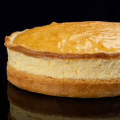 Boston Cream Pie Tart vegetarian dessert