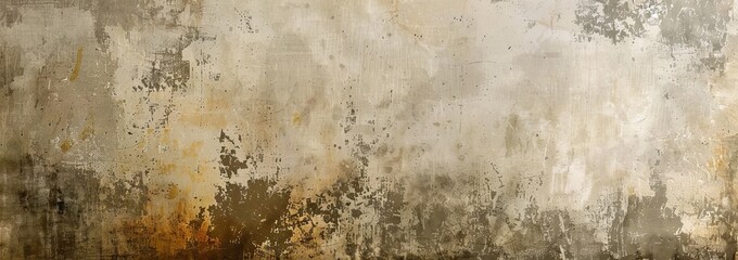Grunge Wall Texture With Stains And Cracks. Perfect Background For Design Or Photo Overlay. Aged Surface With Rough Details.