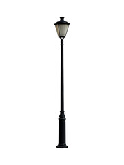 Modern Outdoor Street Lamp PNG with Transparent Background