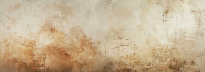 Abstract Textured Background With Earthy Tones. Modern Art With Beige, Brown And Cream Colors, Ideal For Creating A Cozy And Artistic Atmosphere.